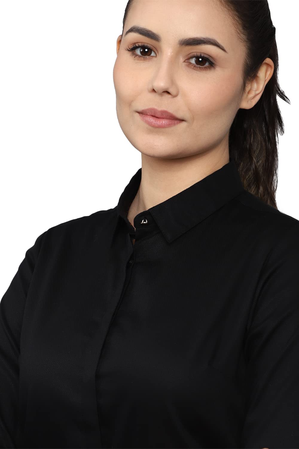 Allen Solly Women's Plain Full Sleeve Casual Shirt