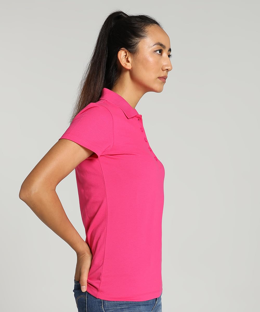 Puma Women's Solid Regular Fit T-Shirt