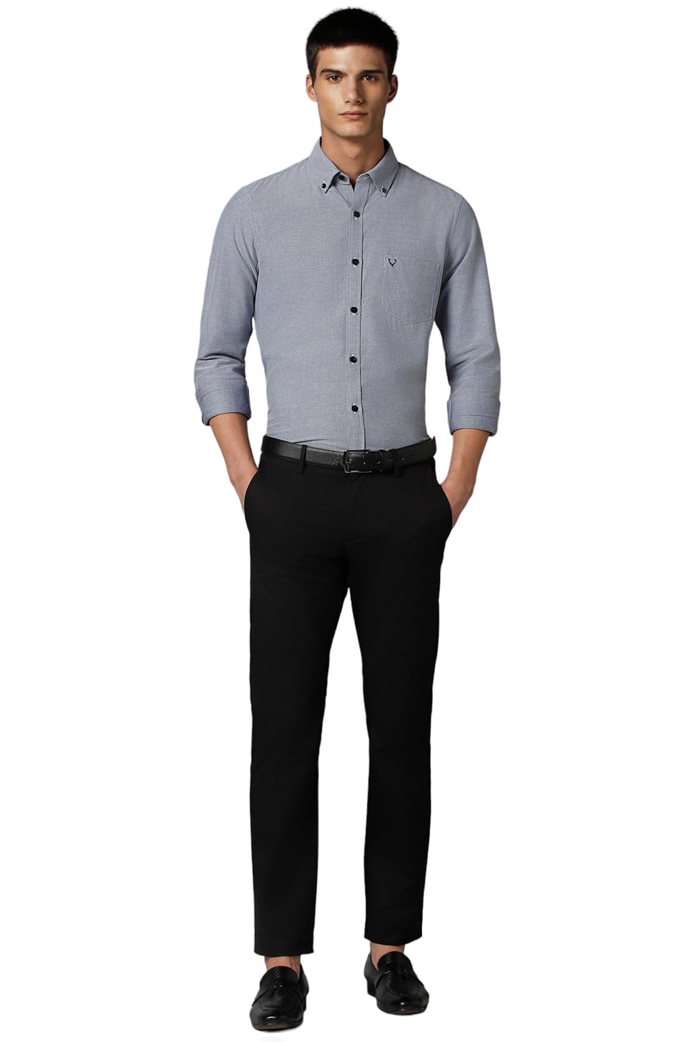 Allen Solly Men's Solid Slim Fit Shirt
