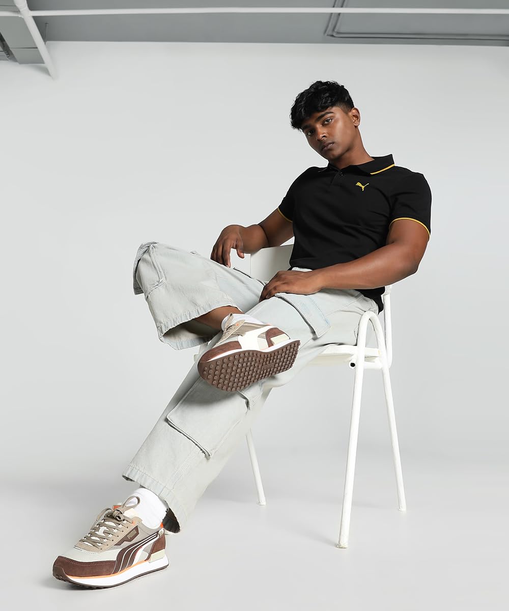 Puma Men's Solid Slim Fit T-Shirt