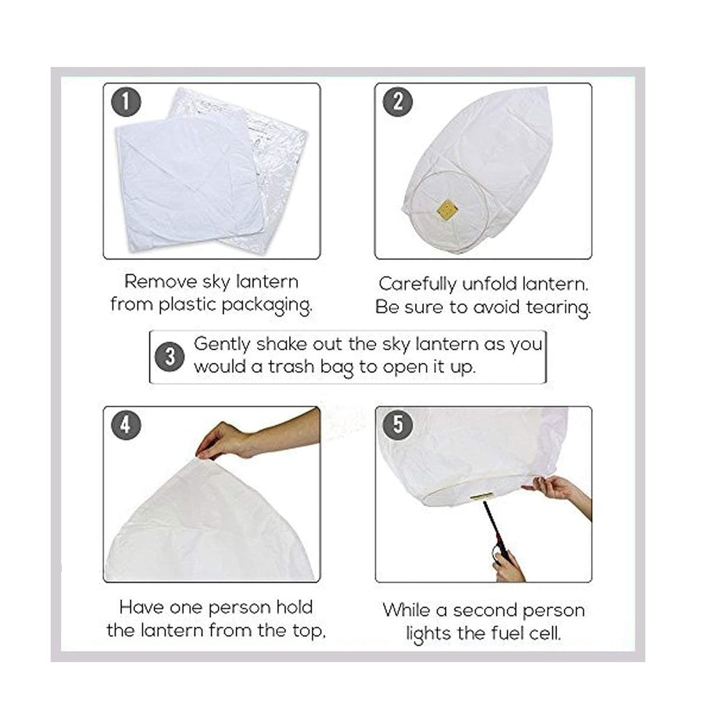 SHUANGYOU Sky Lanterns Multicolour Wishing Hot Air Balloon/Flying Night Sky Light Candle for Diwali/Christmas/Birthday/All Festival Multicolor,Paper (Pack of 5)