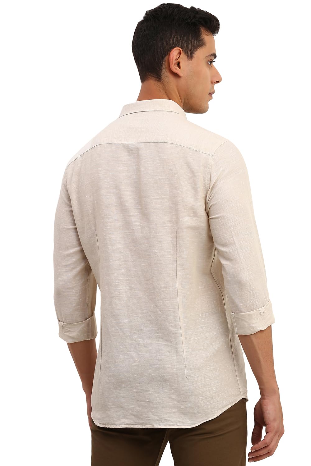 Allen Solly Men's Solid Slim Fit Shirt