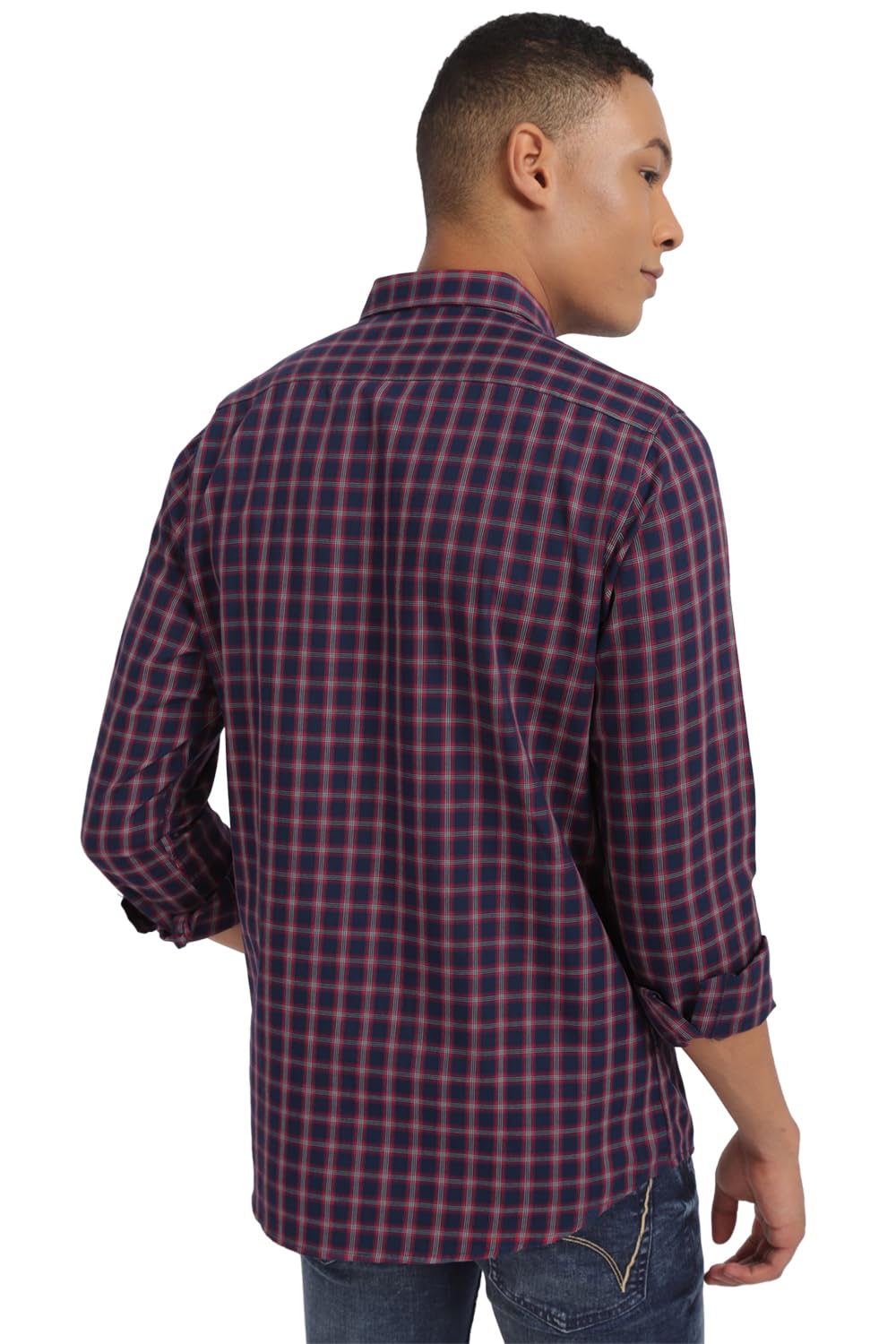 Allen Solly Men's Checkered Slim Fit Shirt