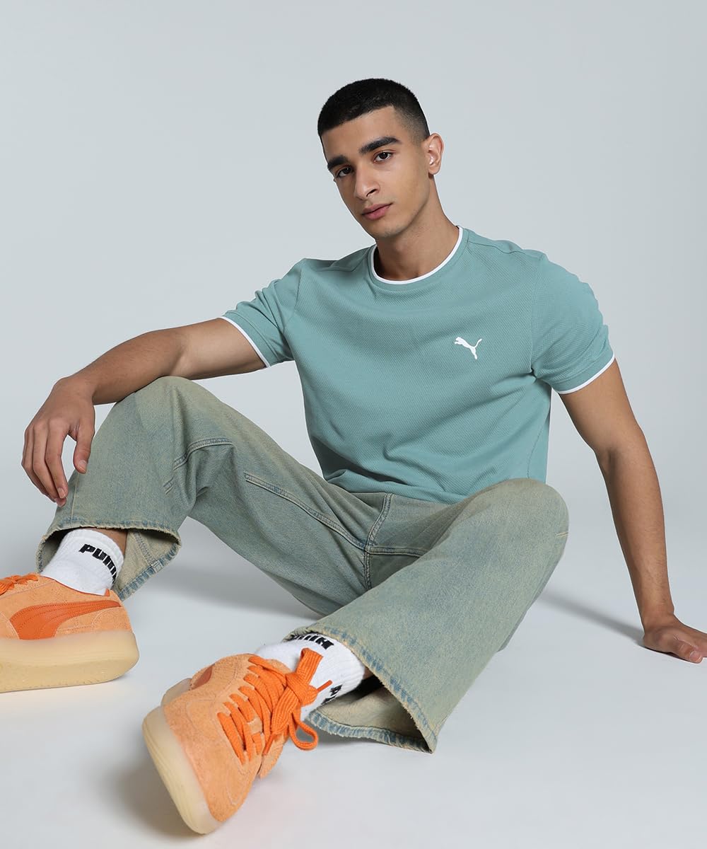 Puma Men's Solid Classic Fit Tees