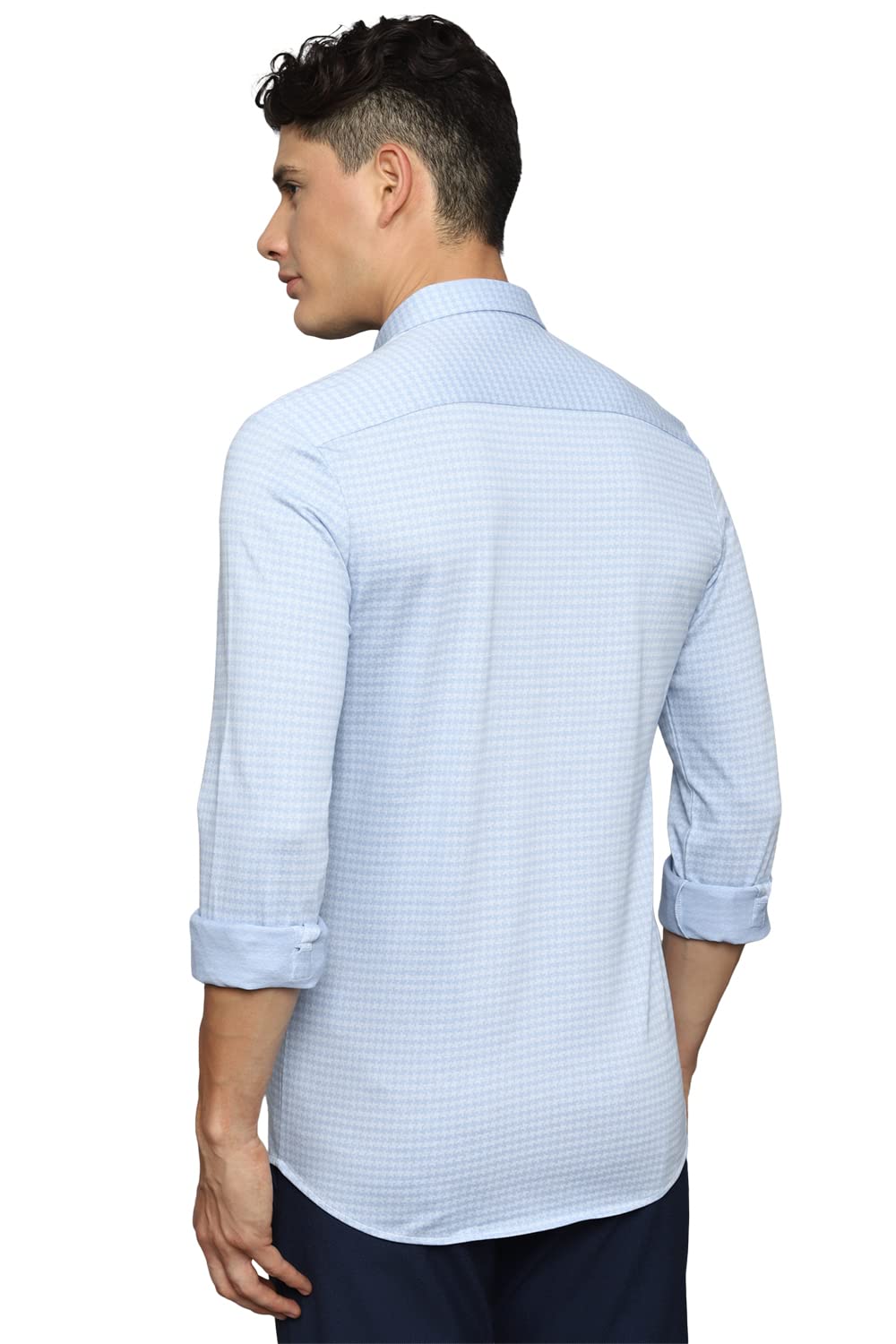 Allen Solly Textured Cotton Slim Fit Men's Casual Shirt