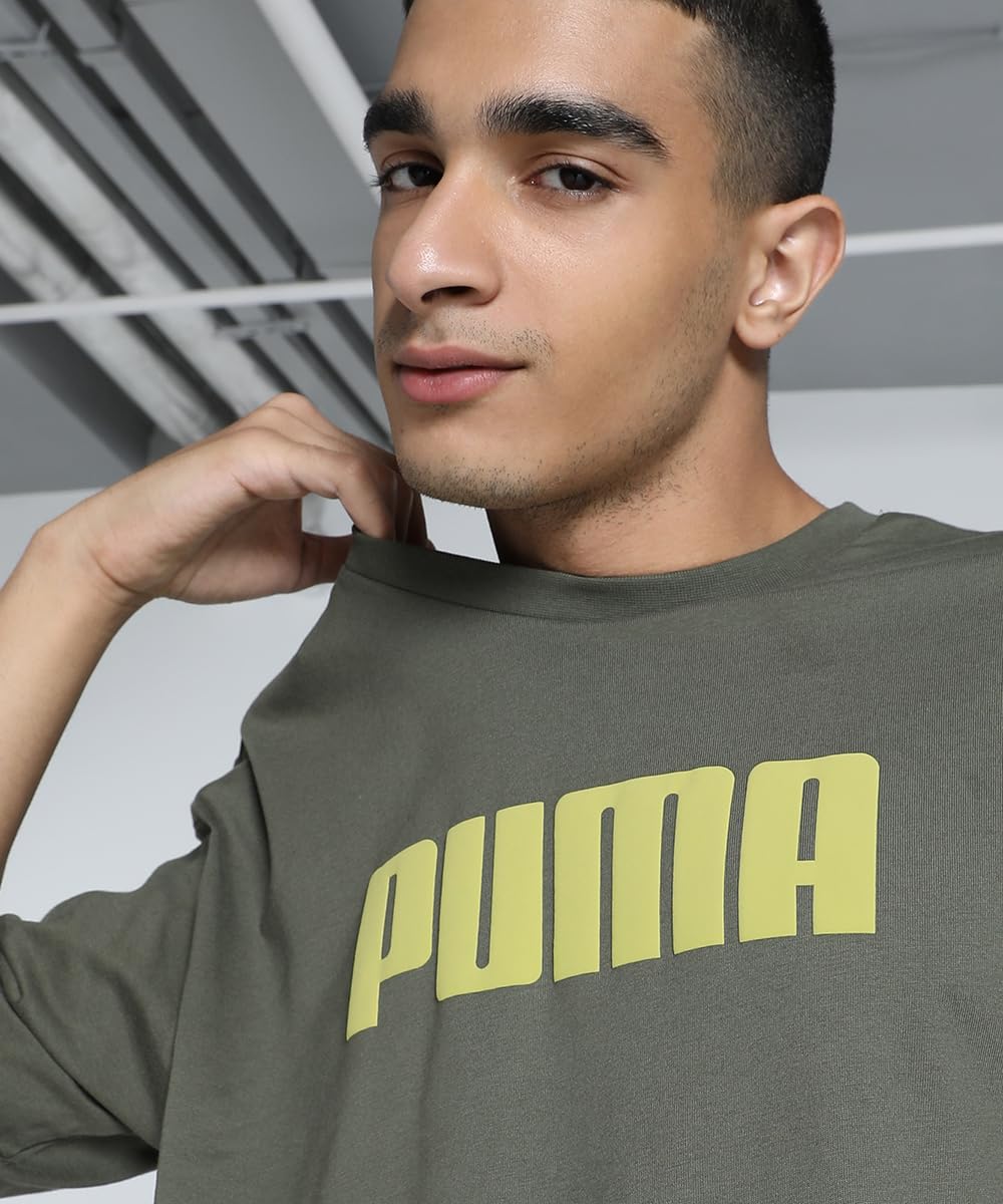 Puma Men's Solid Classic Fit T-Shirt