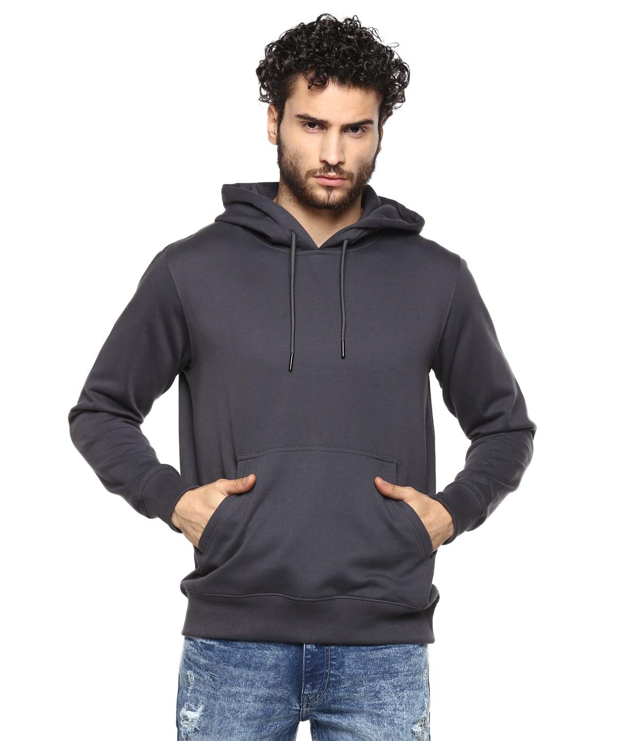 Alan Jones Clothing Men's Fleece Hooded Hoodie-1