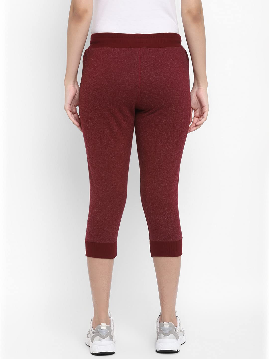 Alan Jones Clothing Women's Slim Fit Cotton Blend Capris