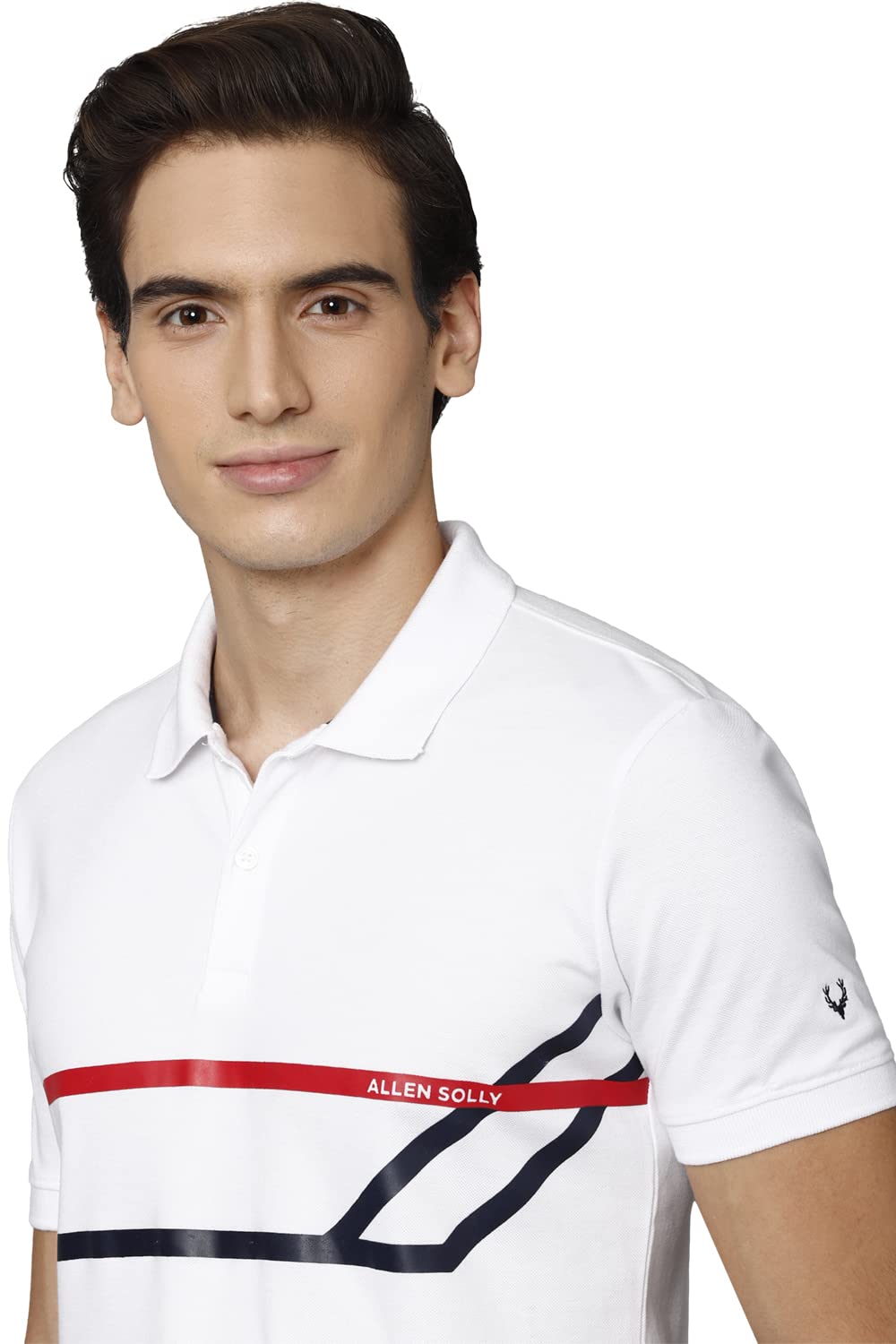 Allen Solly Men's Solid Regular Fit Polo Shirt