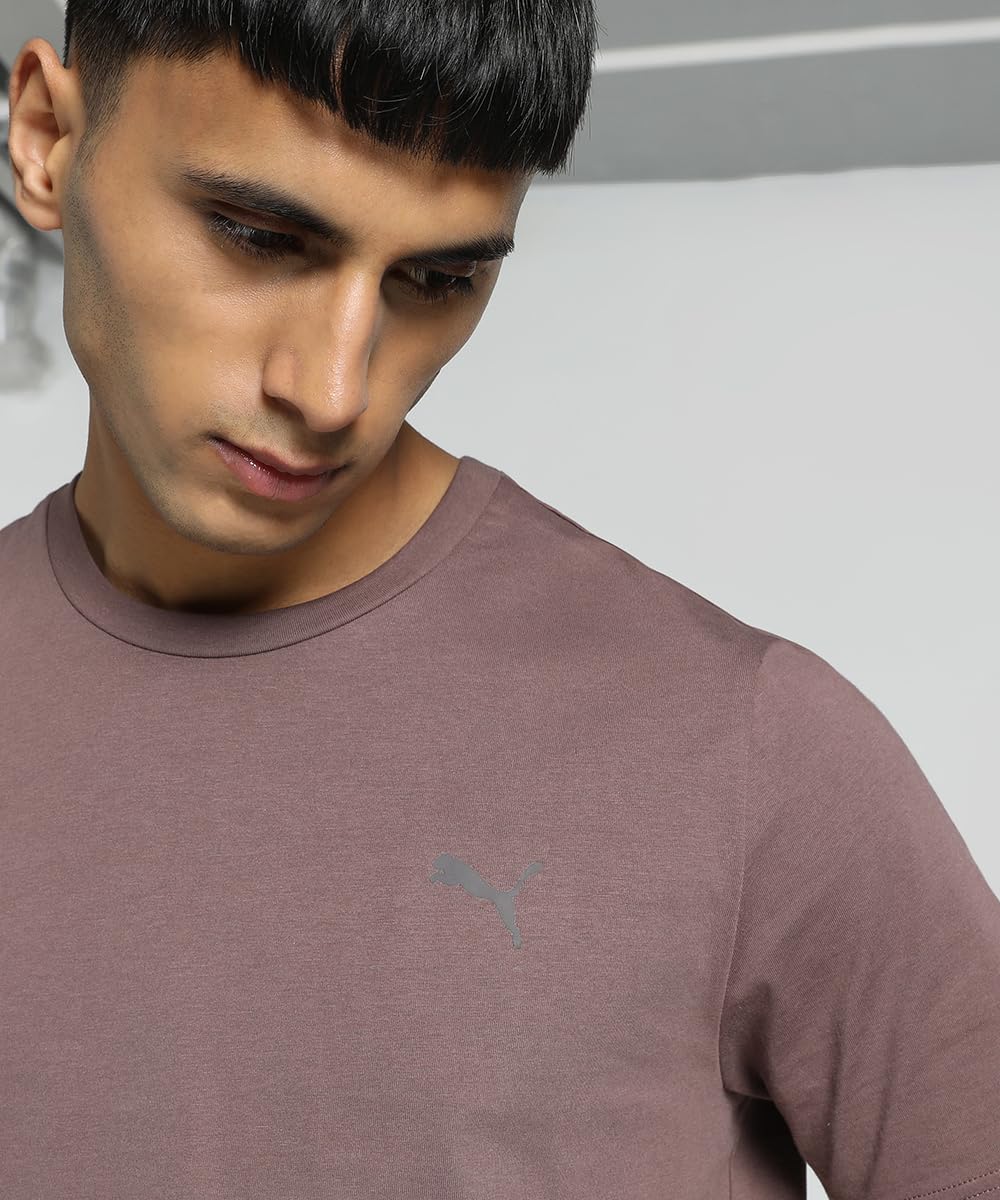 Puma Men's Solid Regular Fit T-Shirt