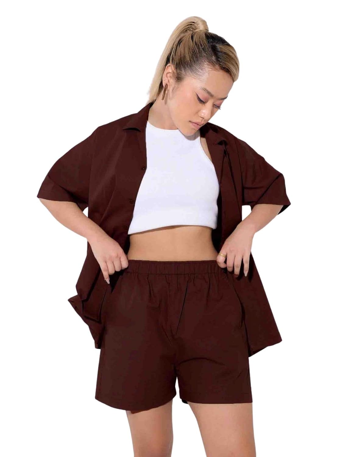 GRECIILOOKS Womens Co Ord Set for Men