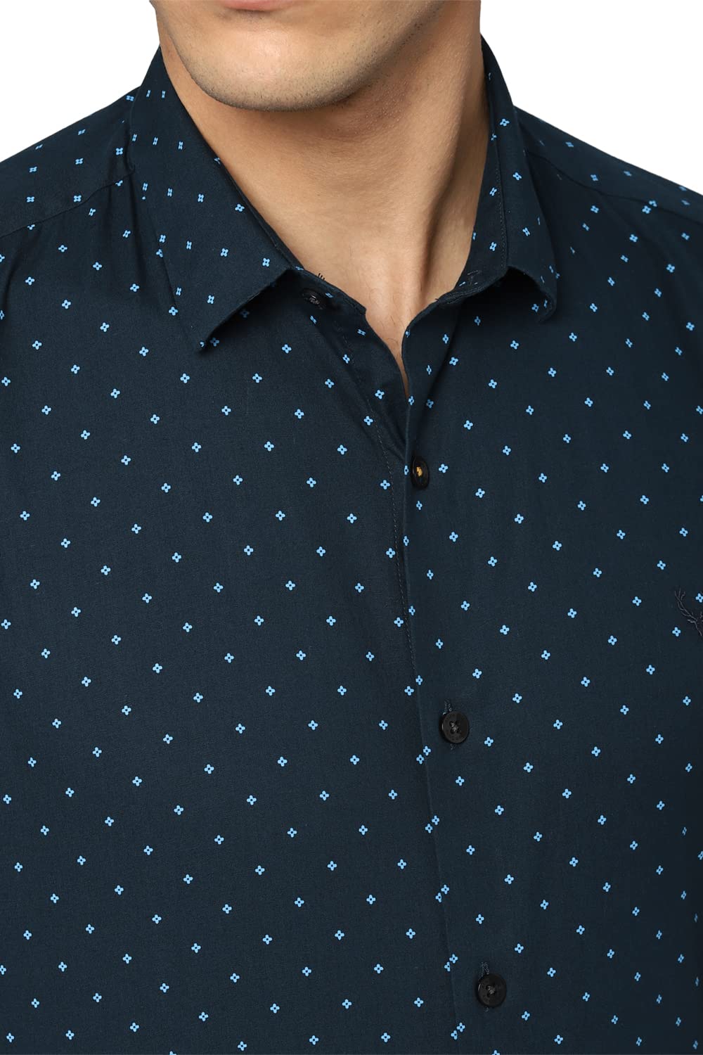 Allen Solly Men's Solid Regular Fit Shirt