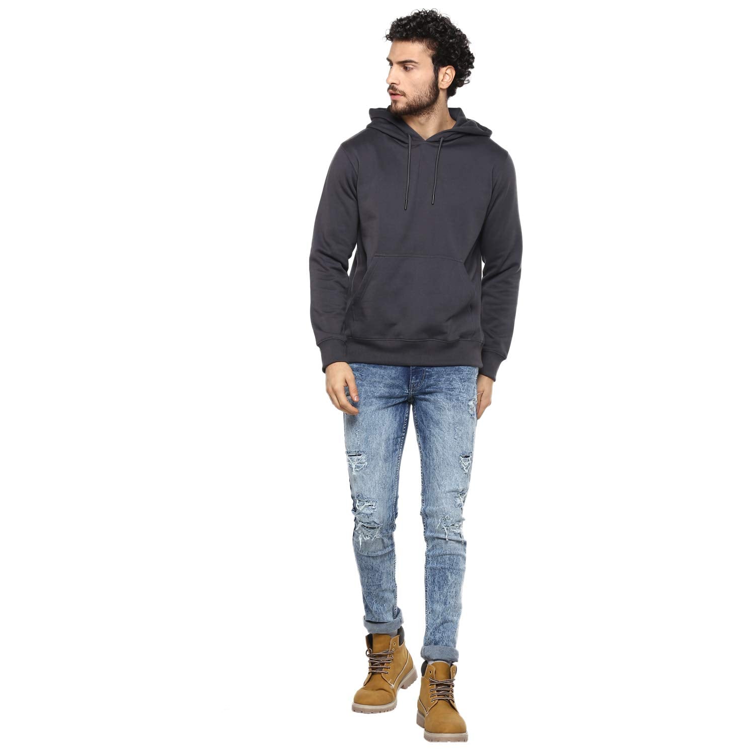 Alan Jones Clothing Men's Fleece Hooded Hoodie-3