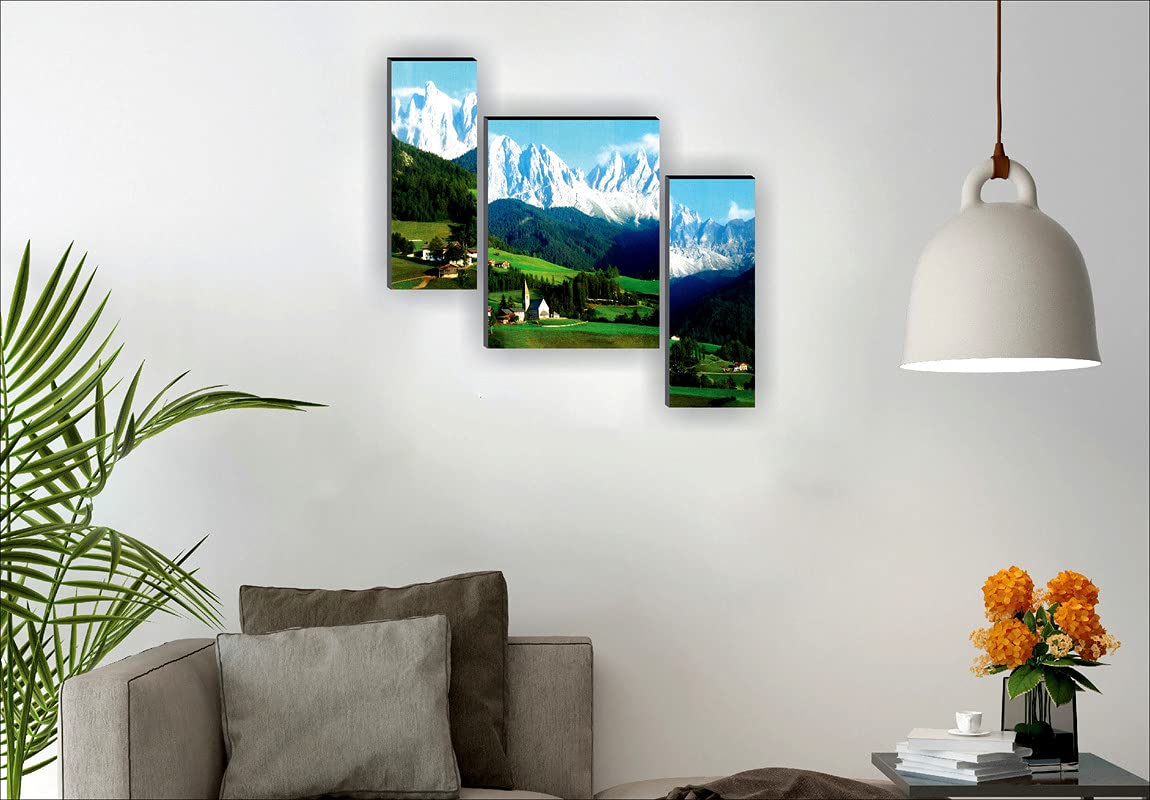 SAF paintings 6MM Greeny Mountain Nature Panel Painting(SANFJM1220) SANFJM1220