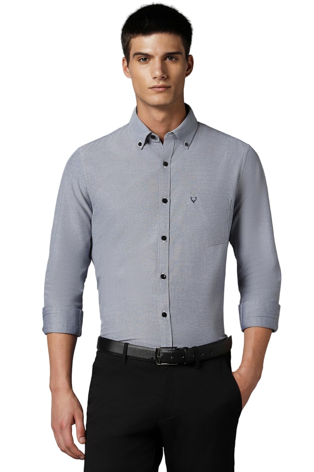 Allen Solly Men's Solid Slim Fit Shirt