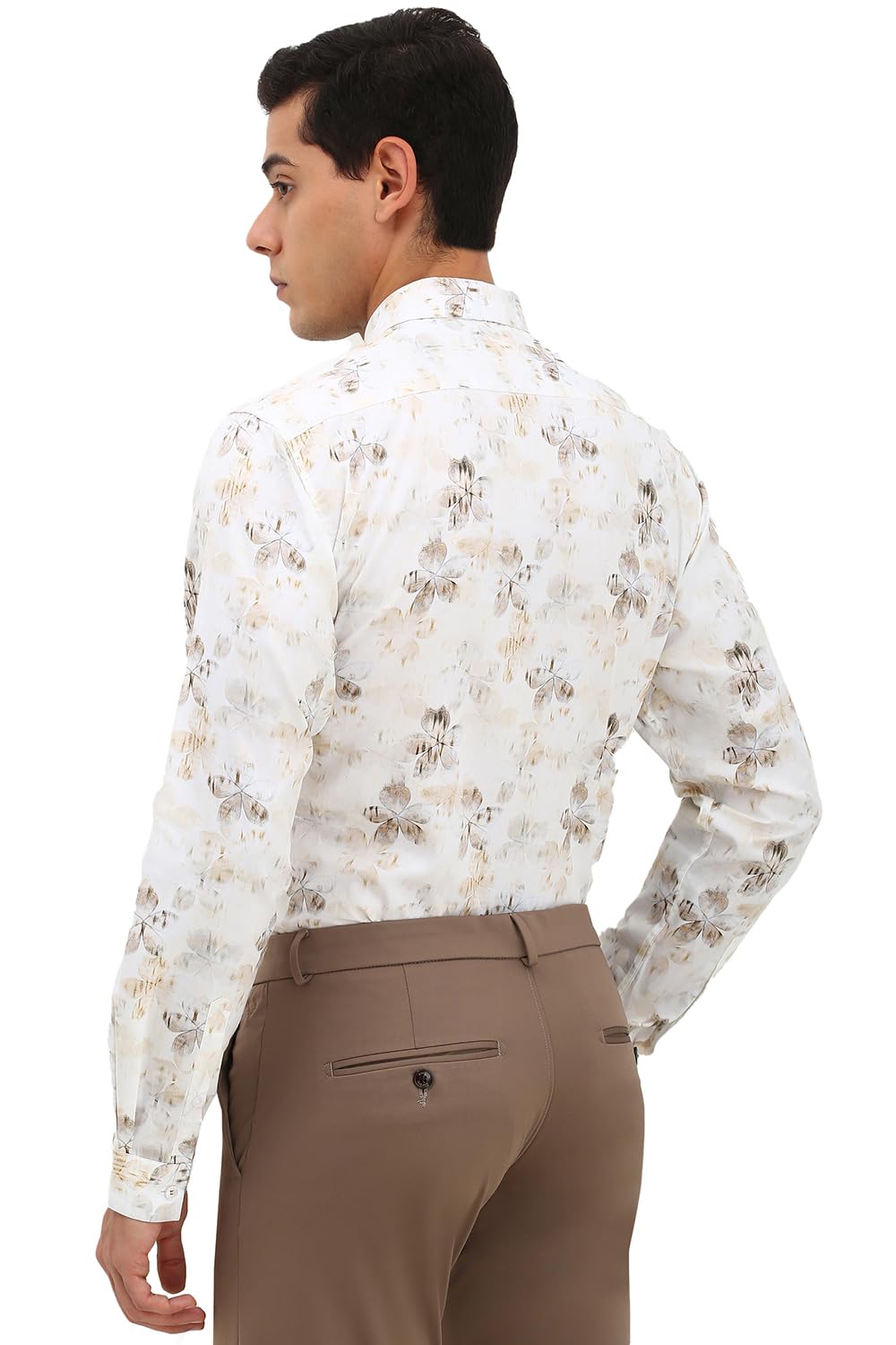 Allen Solly Men's Printed Slim Fit Shirt