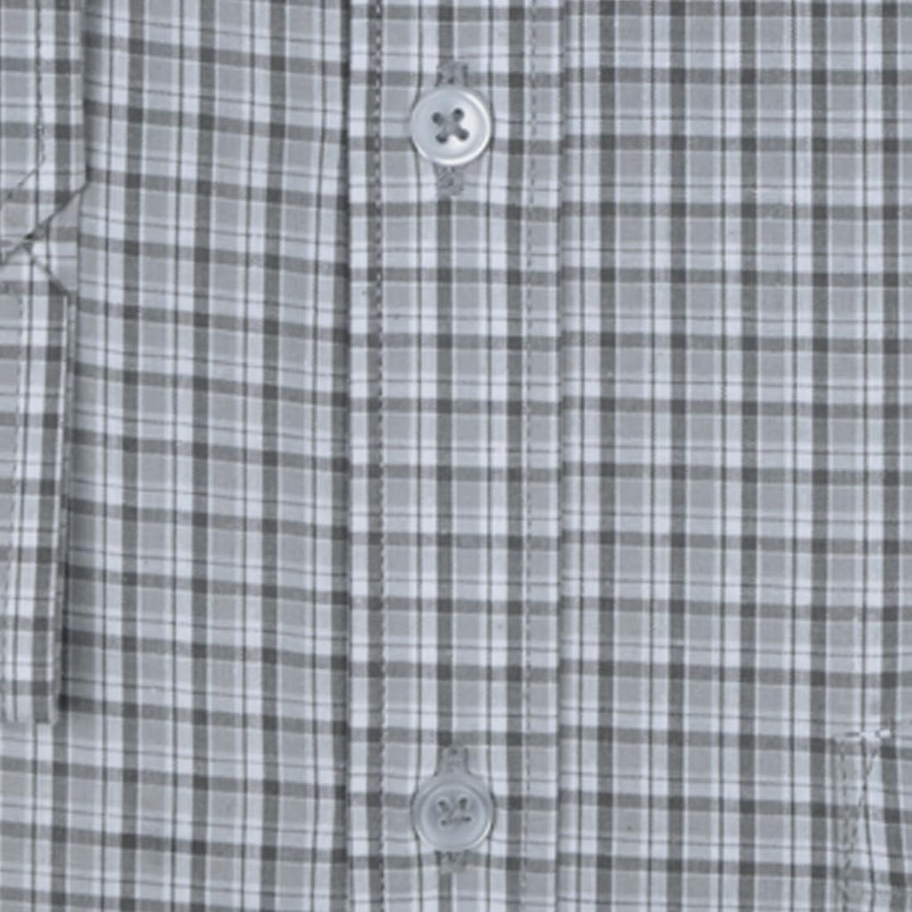 ACCOX Men's Breathable Cotton Full Long Sleeves Checkered Regular Fit Formal Shirt for Men (O_GCR400)