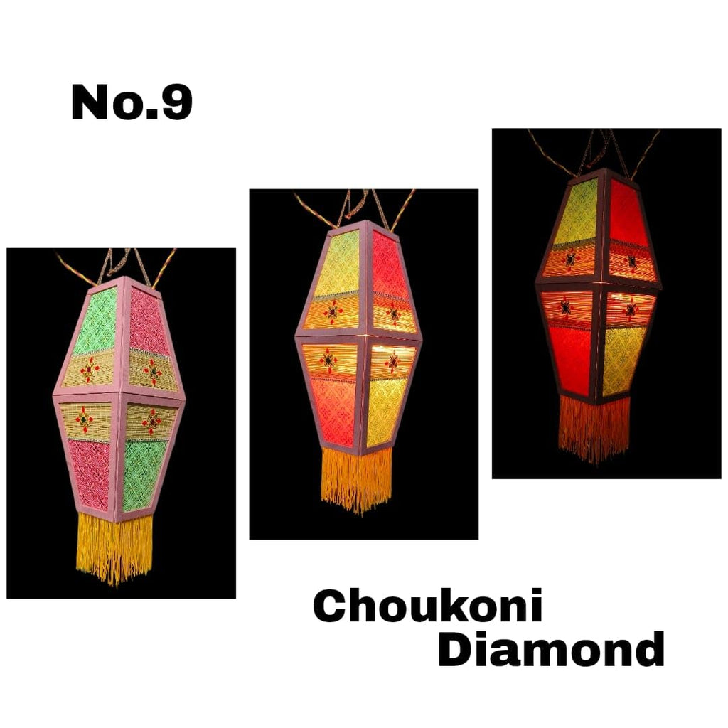 Diwali Lantern - Chaukoni Diamond - by Infinite Inclinations
