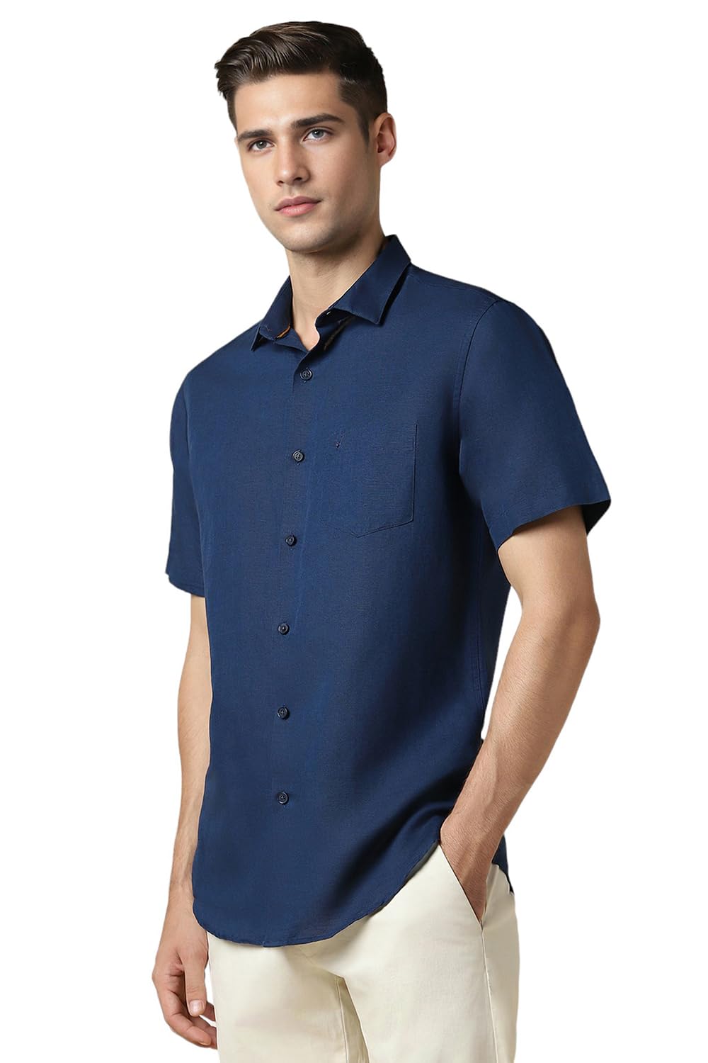 Allen Solly Men's Solid Slim Fit Shirt