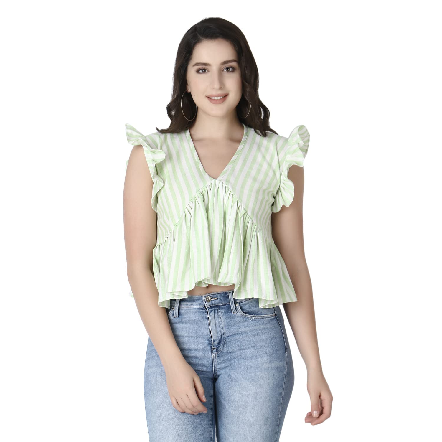 GRECIILOOKS Women's Casual Top Shirts Print T-Shirts Basic Summer Women Regular Fit Tops