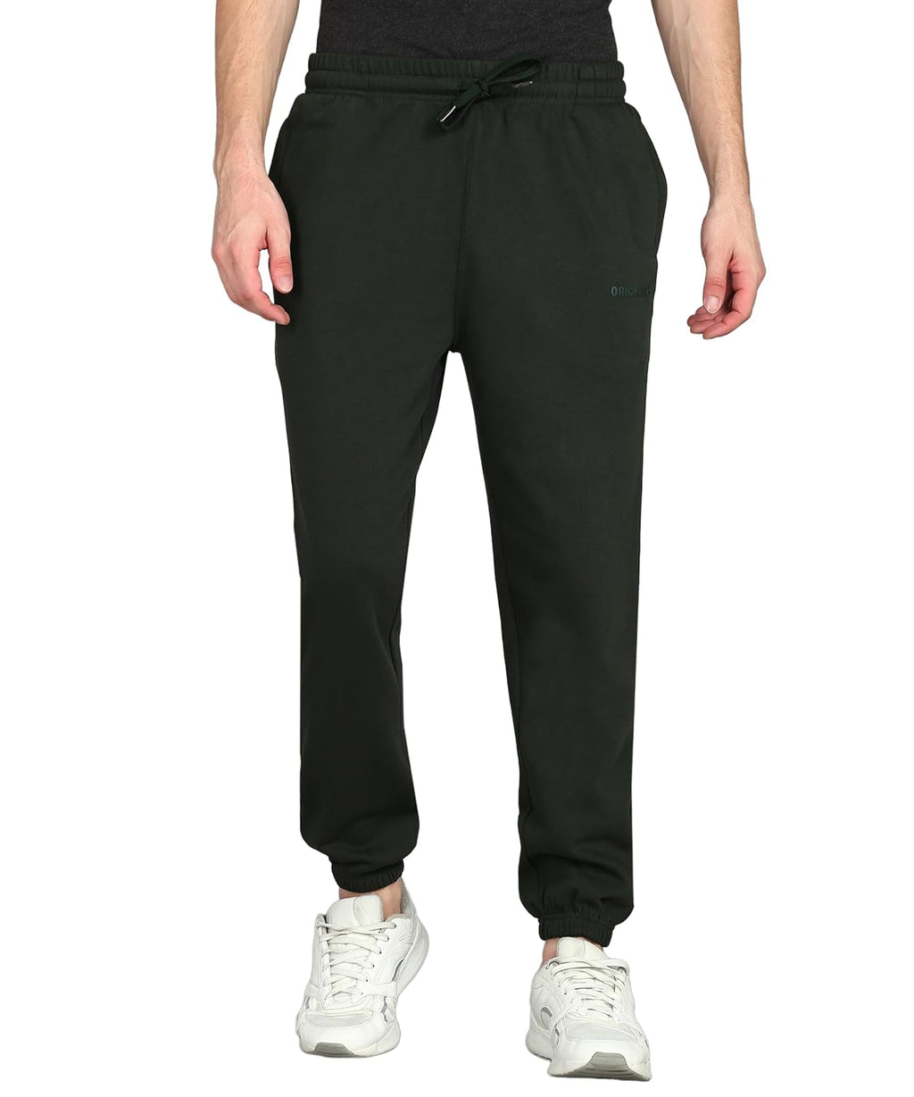 Alan Jones Clothing Men's Fleece Jogger Regular Pants For Winterwear