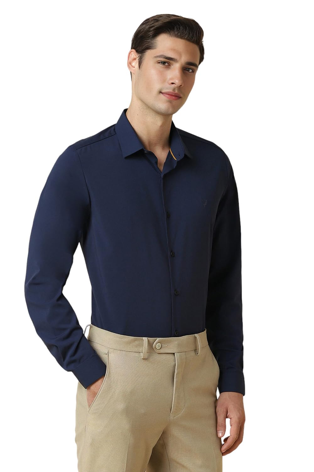 Allen Solly Men's Solid Slim Fit Shirt