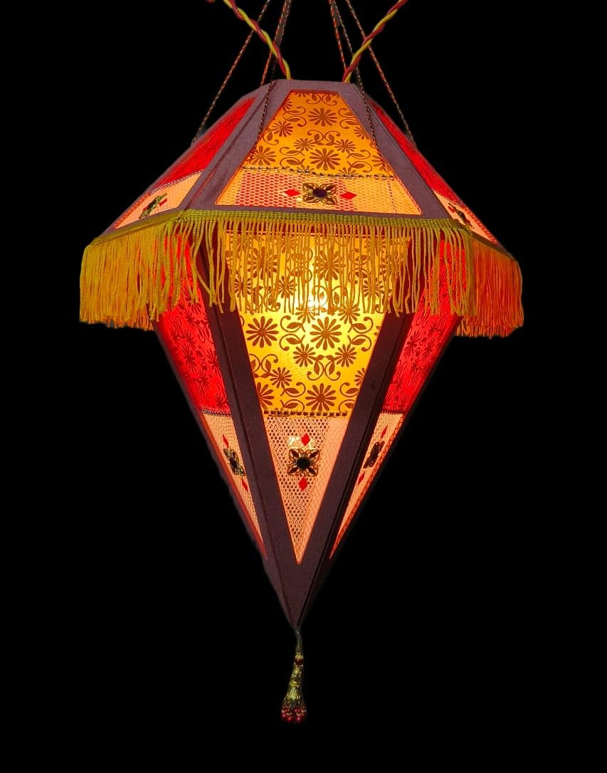 Diwali Lantern - Motha Shanku - by Infinite Inclinations