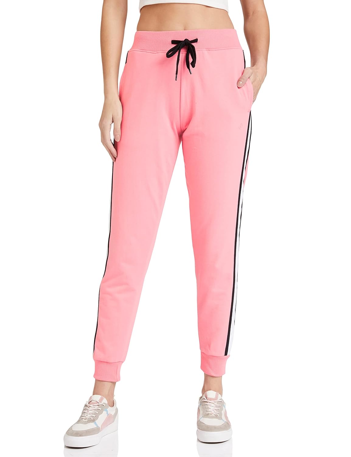 Amazon Brand - Symbol Women's Slim Ankle Length Regular Fit All-Season Jogger Track Pants