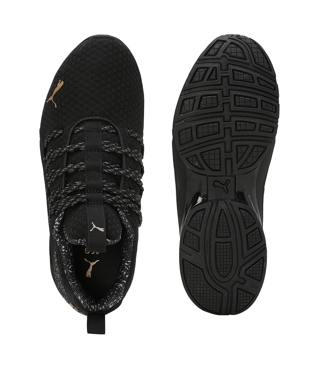 Puma Women's Axelion Minima Leopard Running Shoe