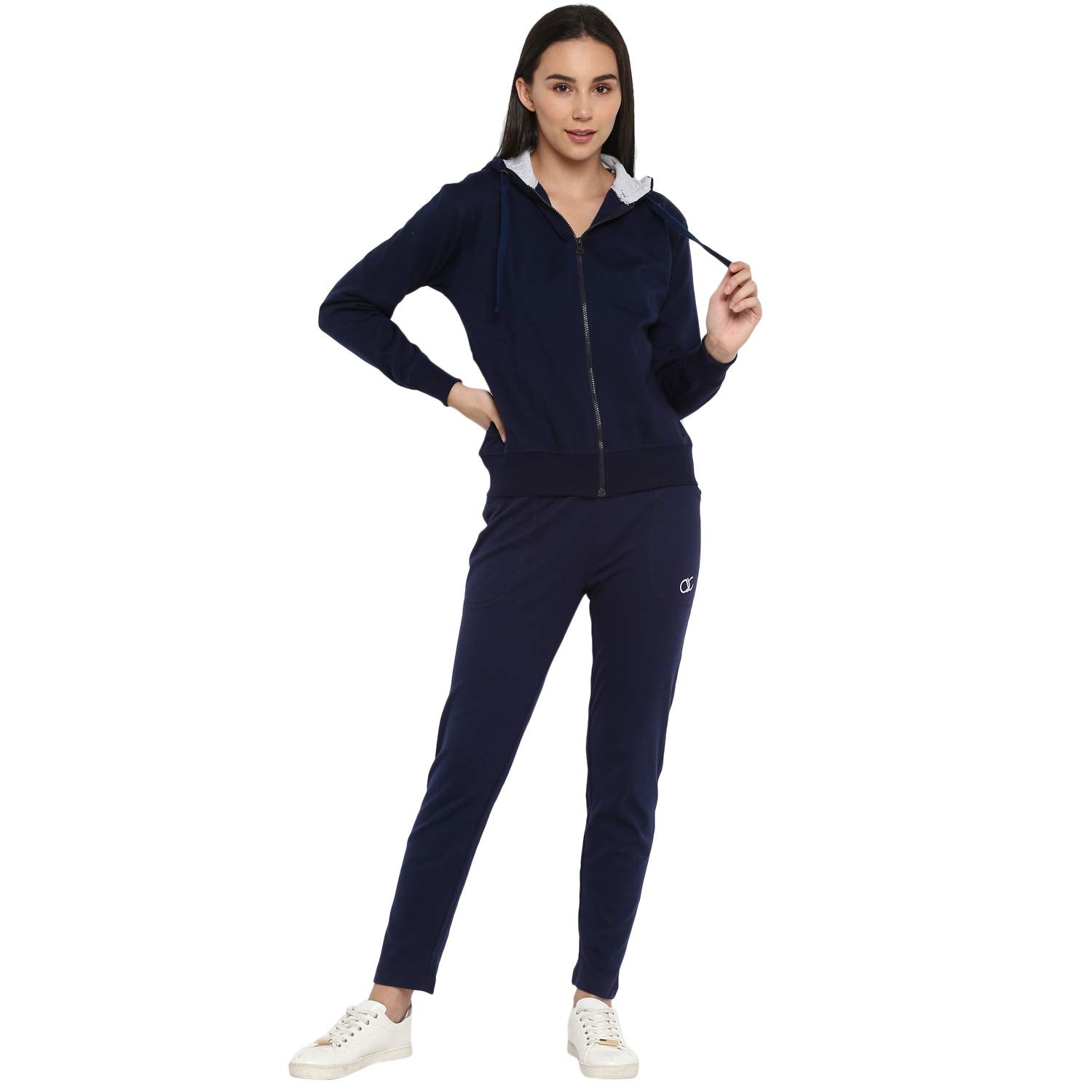 Alan Jones Clothing Women's Cotton Slim Fit Lounge Pants- Pack Of 2