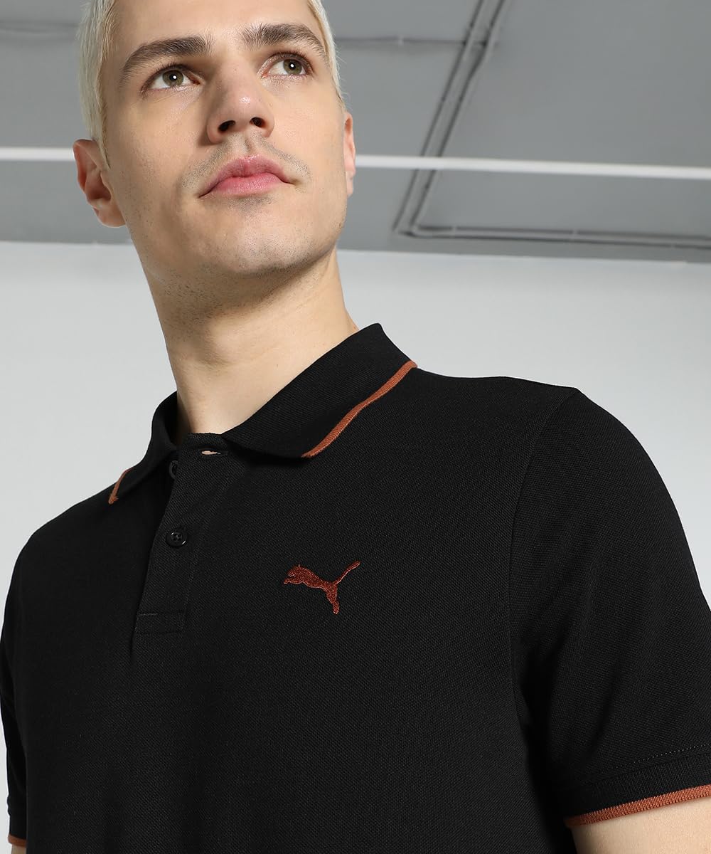 Puma Men's Solid Slim Fit T-Shirt