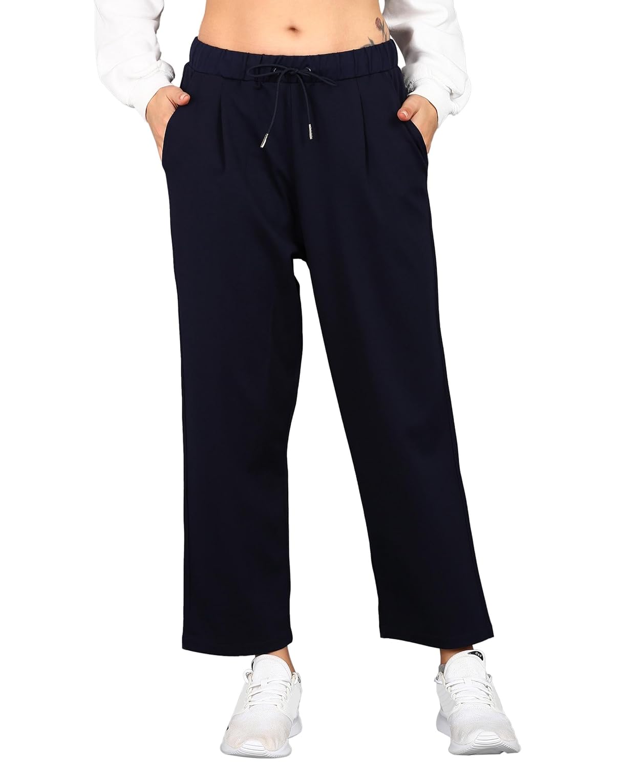 Alan Jones Clothing Women Dry Sweat Tucked Tapered Pants