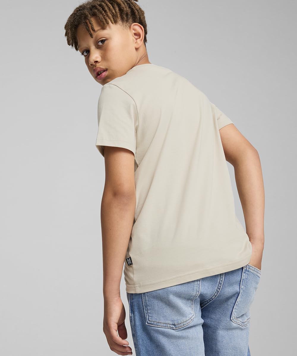 Puma Boy's Graphic Print Regular Fit T-Shirt