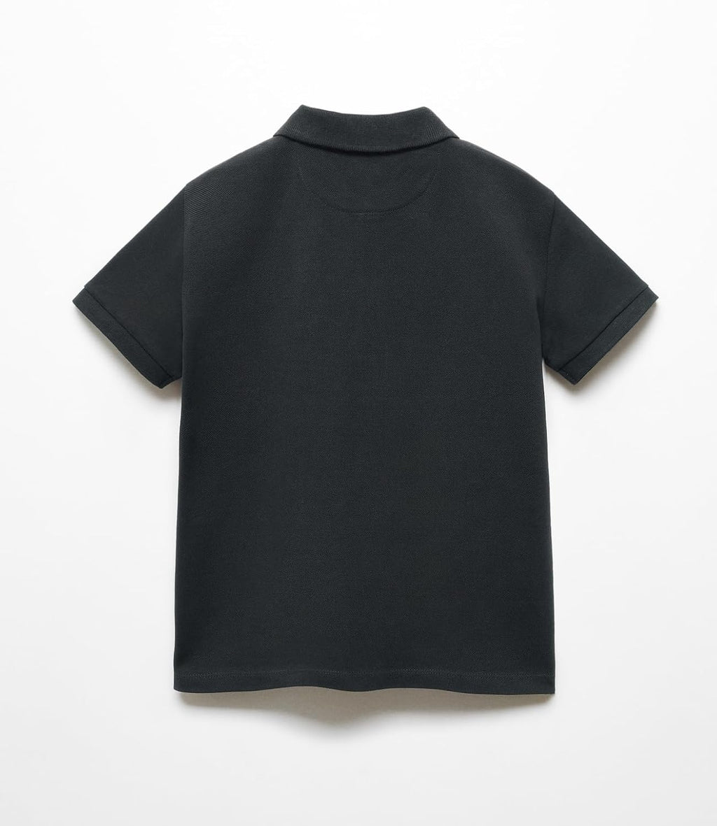 Alan Jones Clothing Solid Regular Fit Polo T-Shirt for Boys-2