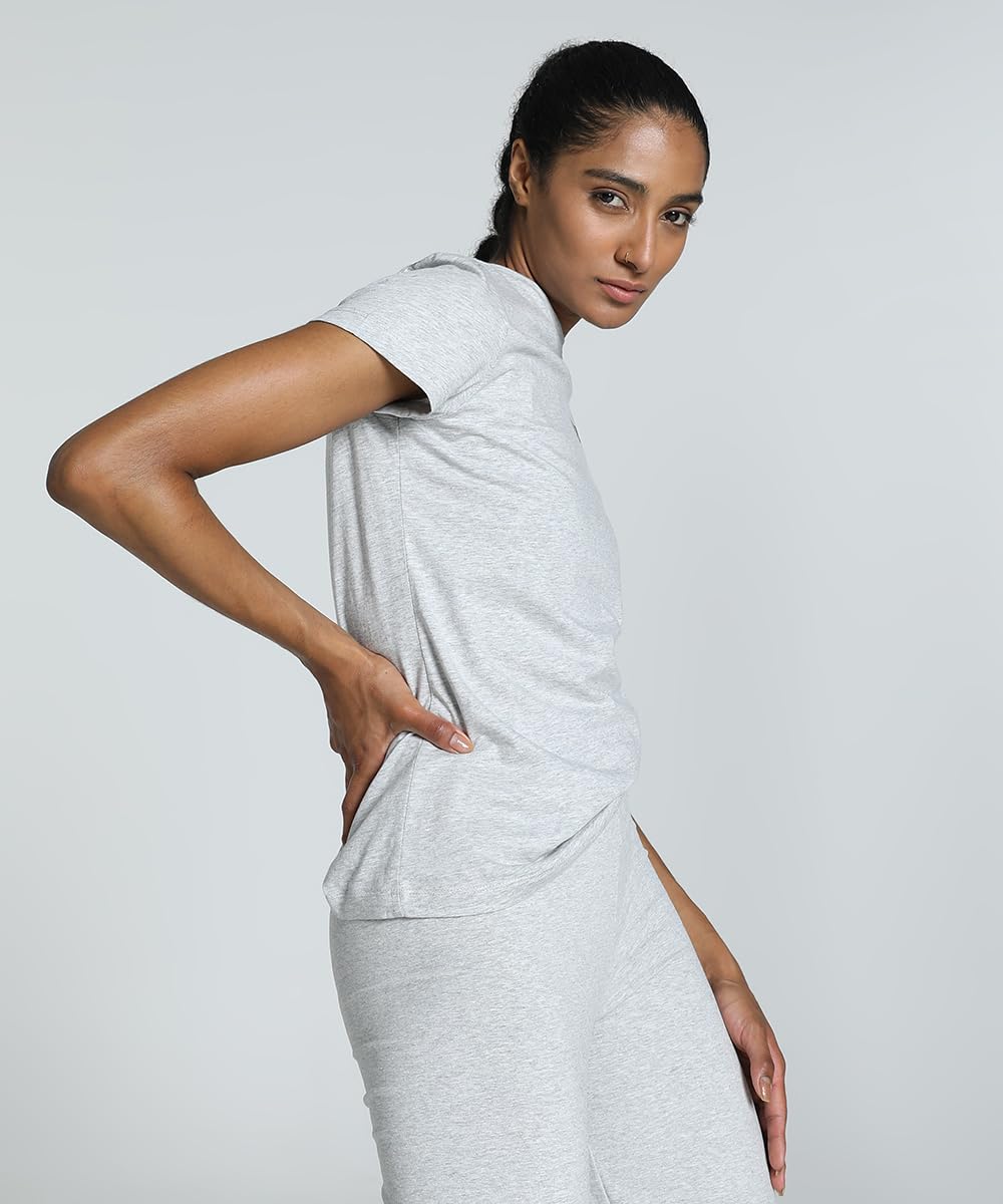 Puma Women's Printed Regular Fit T-Shirt