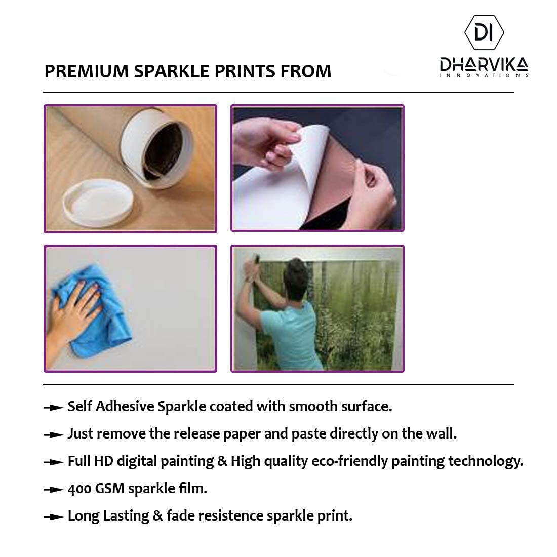 Dharvika Innovations Ram Darbar Poster Big Size for Wall Sparkle Coated Self Adhesive Waterproof Painting Vinyl Poster Without Frame (24 x 36 inch)