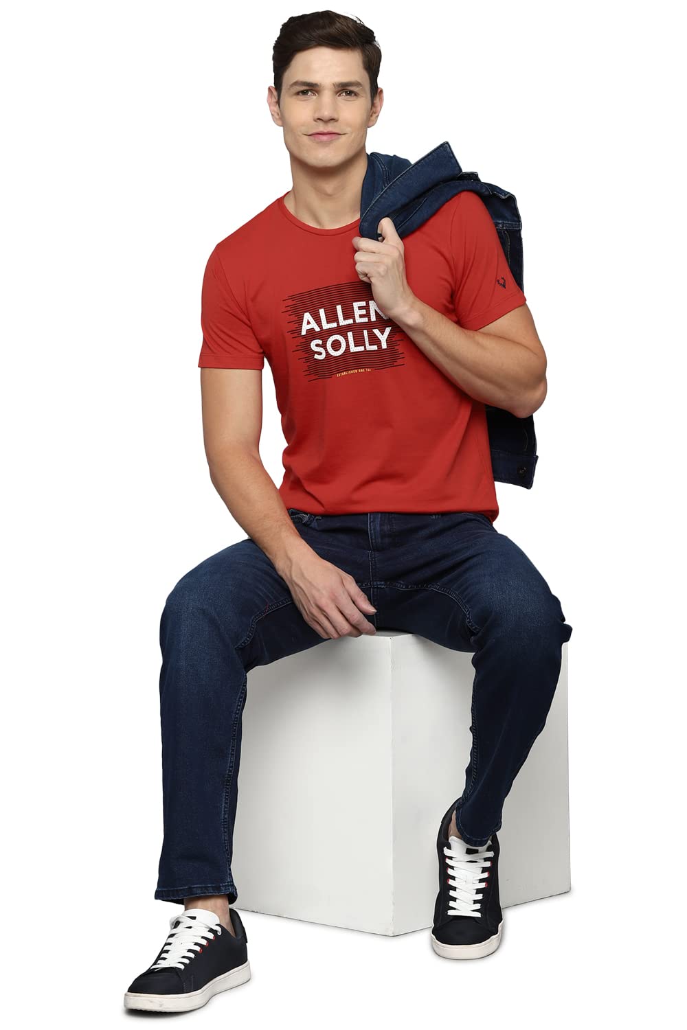 Allen Solly Men's Fitted T-Shirt