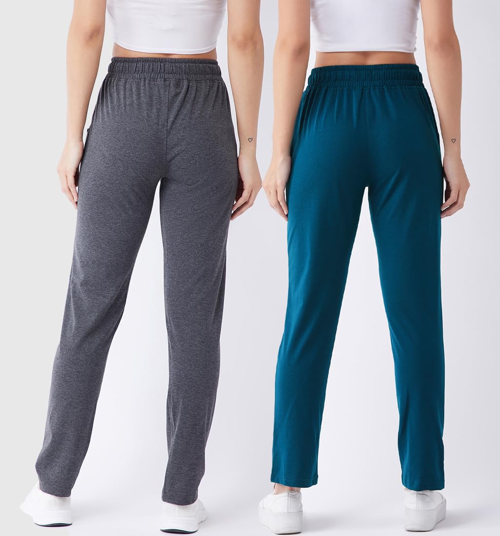 Modeve ® Women Cotton Blend Pack of 2 Track Pant for Summer