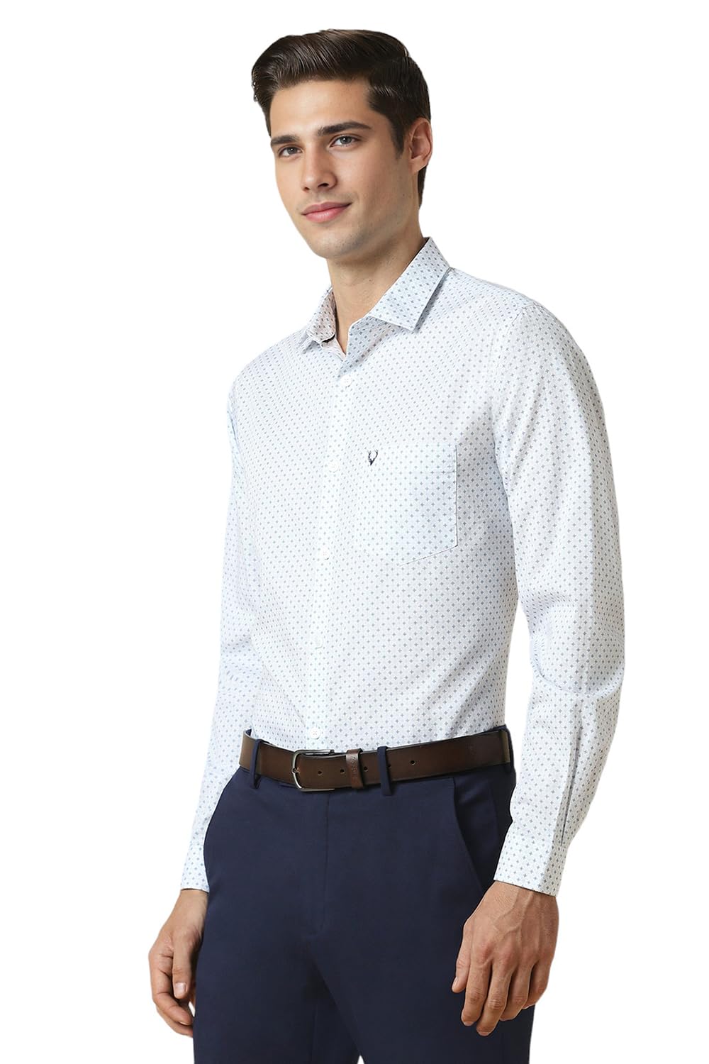 Allen Solly Men's Solid Slim Fit Shirt