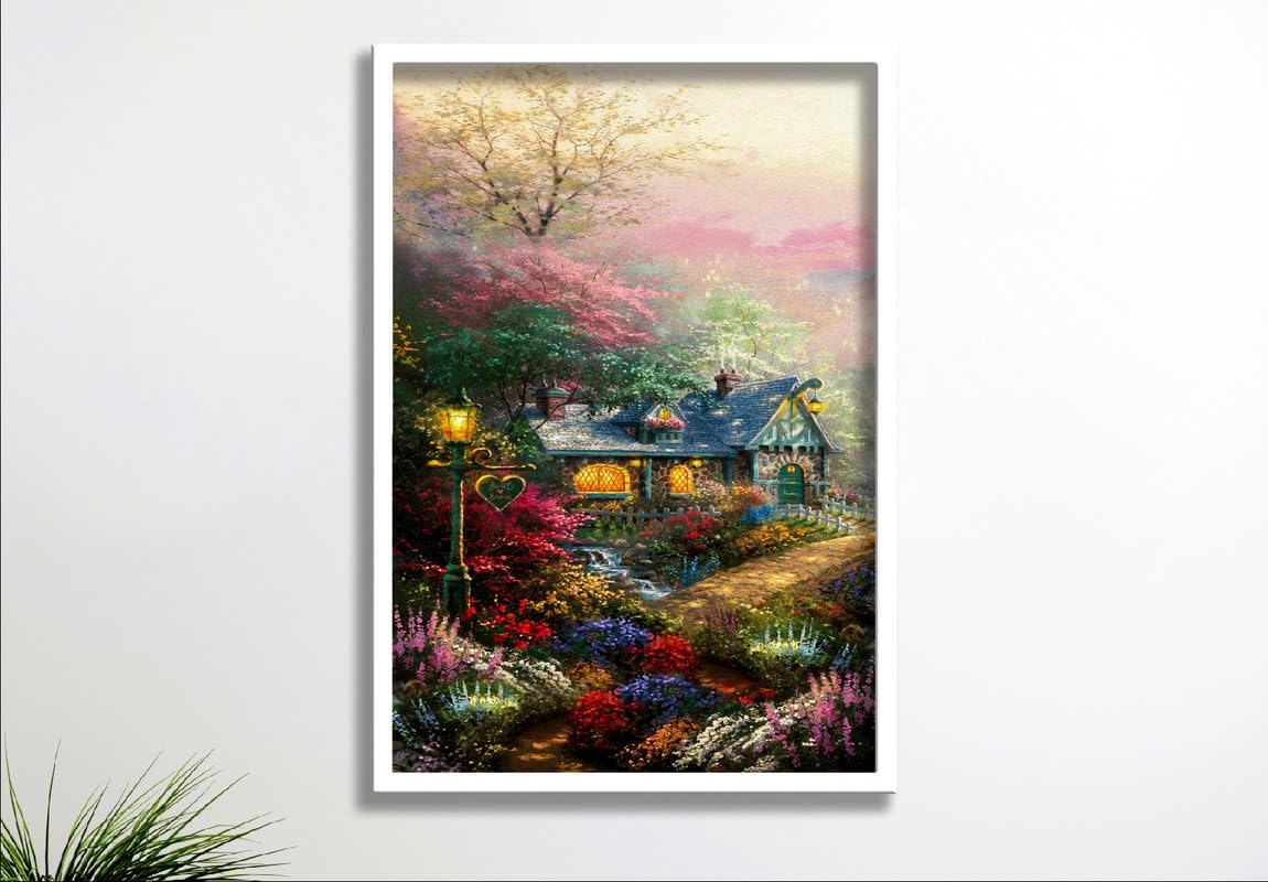 SAF paintings Nature Art White Frame painting for Wall Decoration SA-COMBO-222-M1