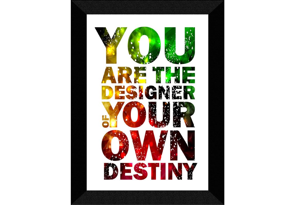 SAF paintings Motivational Quotes Black frame painting for Wall Decoration,Home and Office OL-SANFK33428