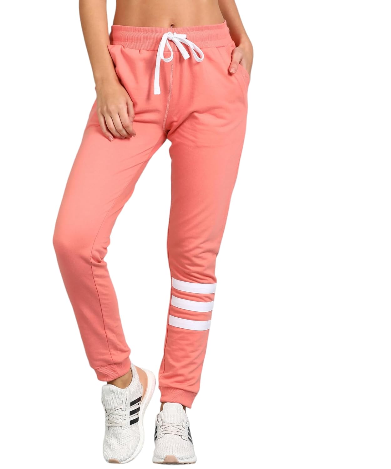 Alan Jones Clothing Women's Solid Slim Fit Joggers Track Pant