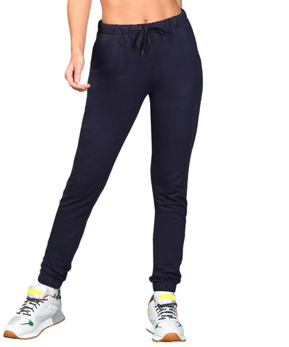 Alan Jones Clothing Women's Solid Slim Fit Joggers Track Pants