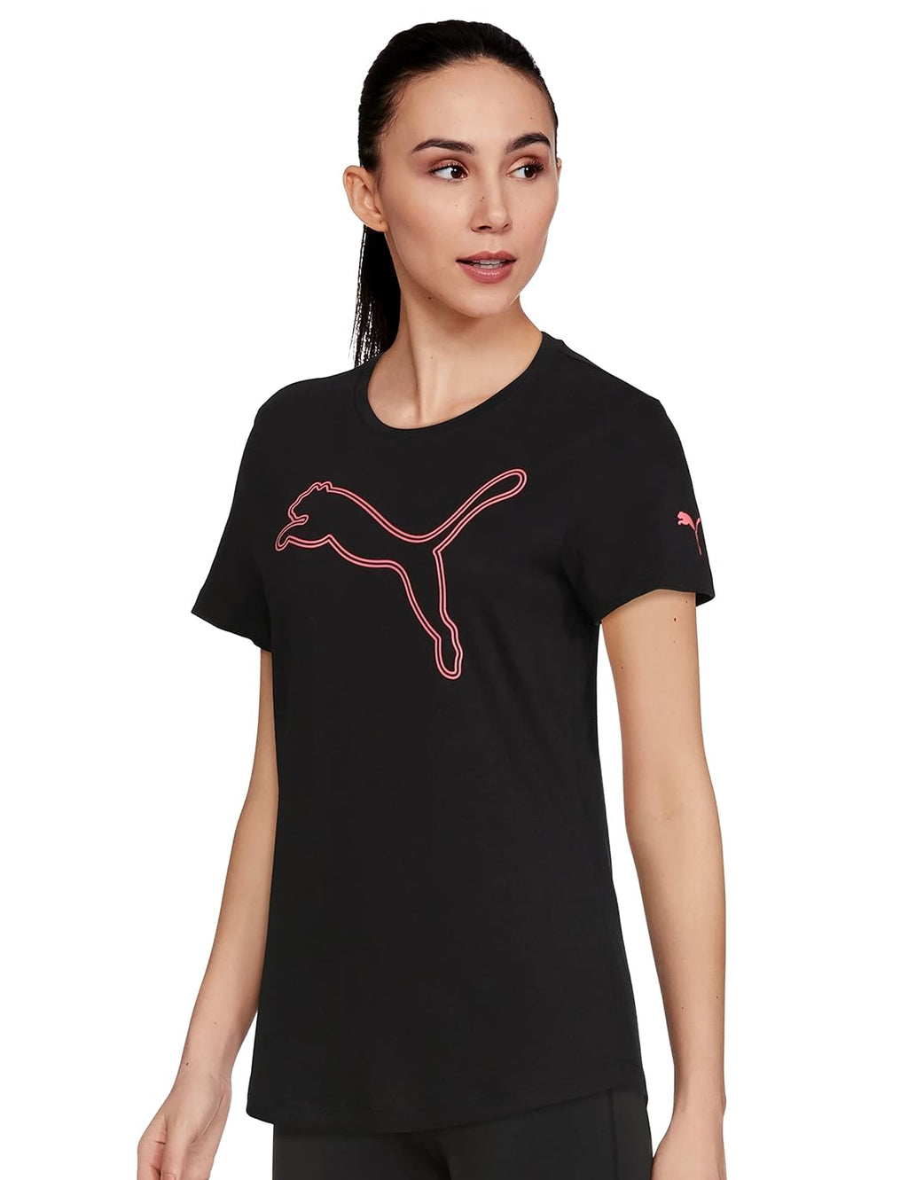 Puma Women's Graphic Regular Fit T-Shirt