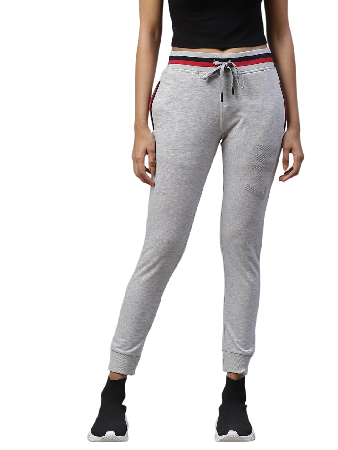 Alan Jones Clothing Women Solid Slim Fit Joggers Track Pants