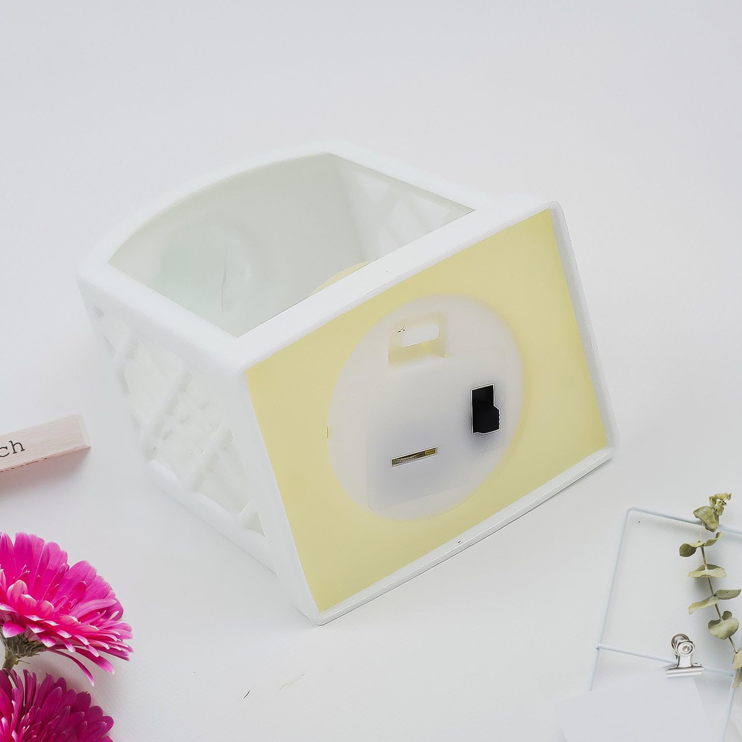 Oblivion Led Light Lantern Lamp | Flameless & Smokeless Acrylic Antique LED Lantern | Wall Hanging Led Candle Light Holder Lantern | Candle Light for Home, Drawing Room, Diwali Decorations (2 Pc)