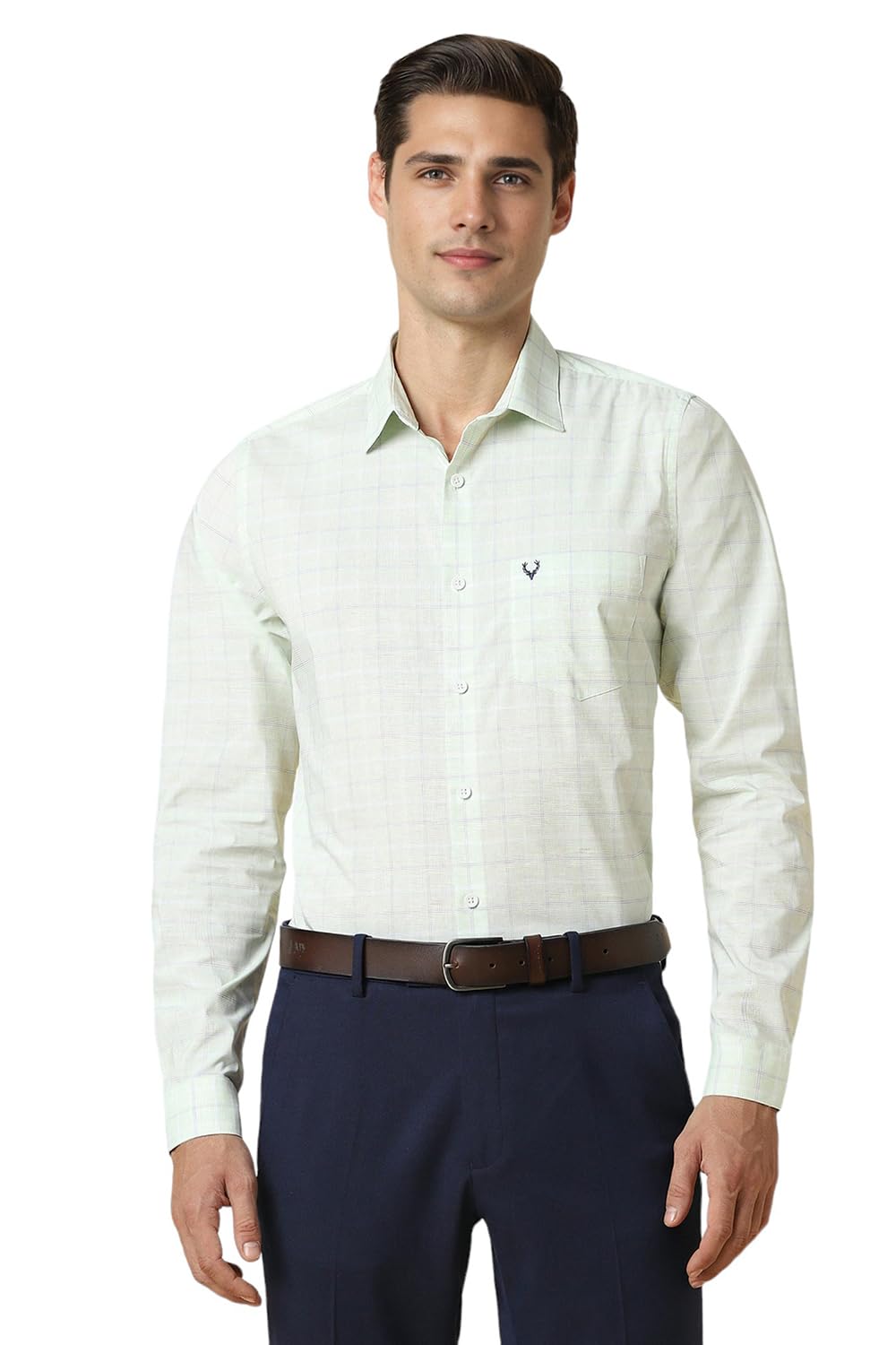 Allen Solly Men's Solid Slim Fit Shirt