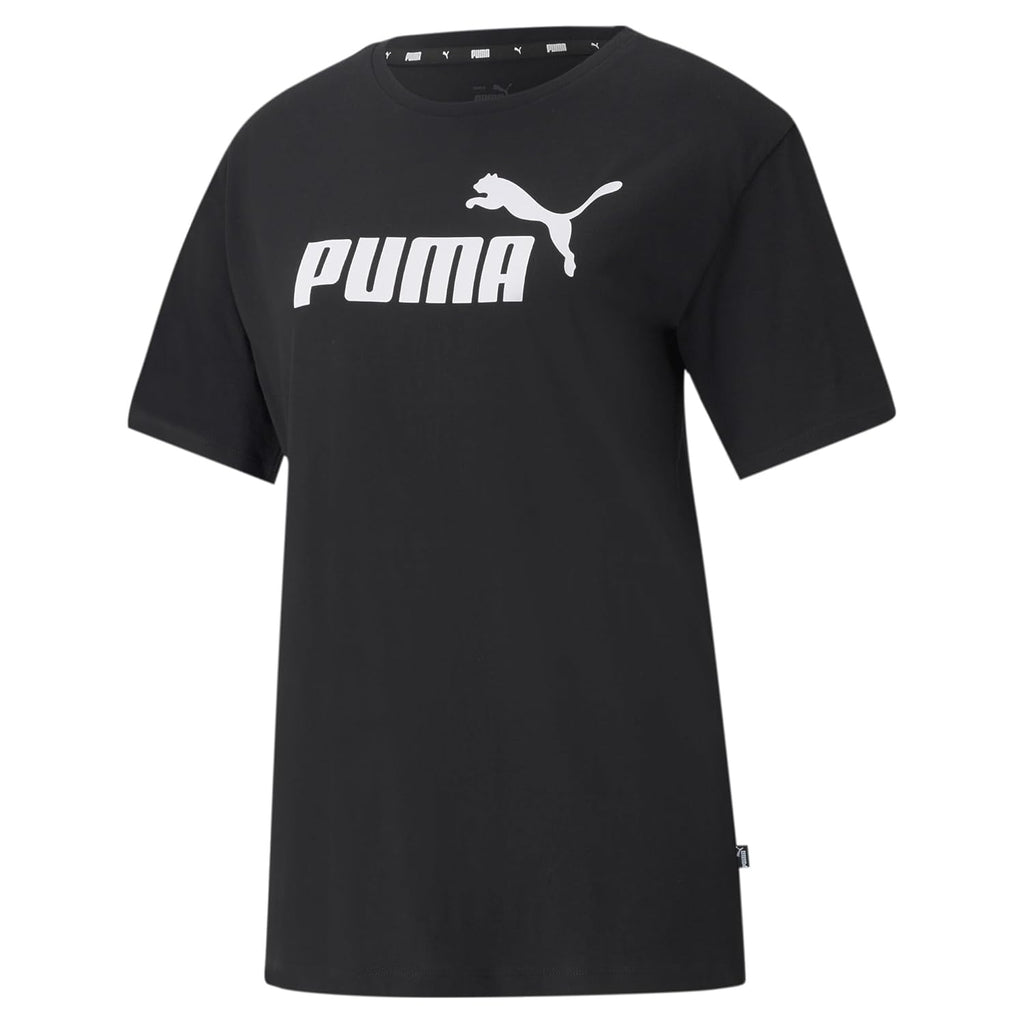 Puma Womens Relaxed Cotton Essential Logo Boyfriend Tee