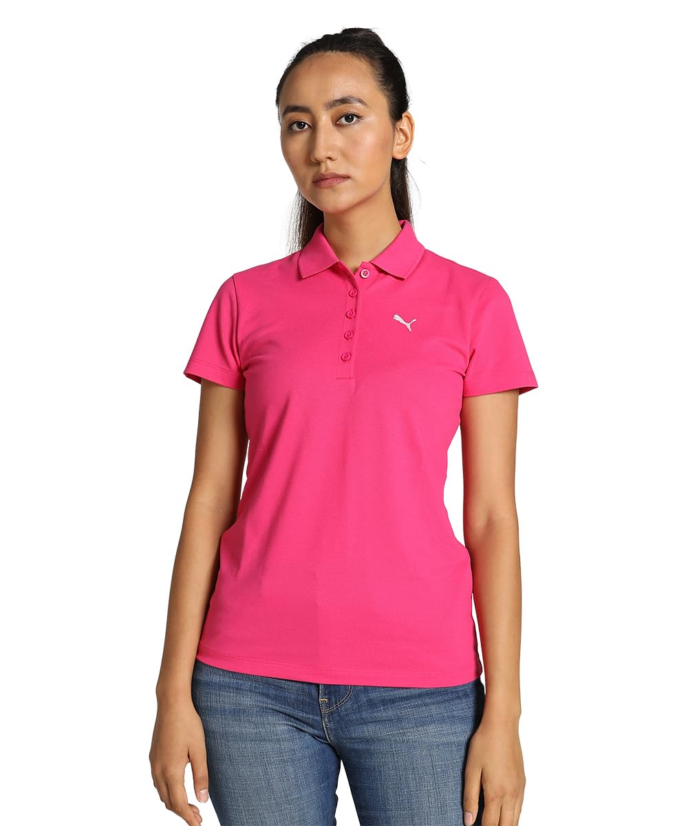 Puma Women's Solid Regular Fit T-Shirt