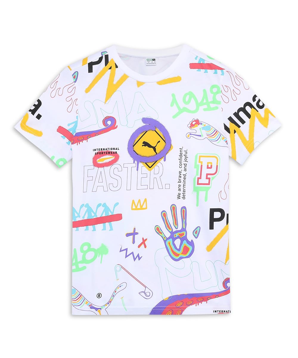 Puma Unisex Kid's Regular Fit T-Shirt